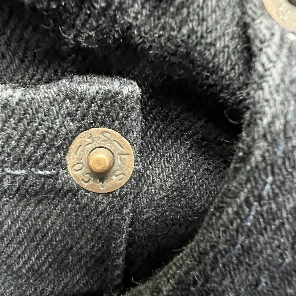 Vintage 1994 Black Levi's 550 Men's Jeans Relaxed Fit 33X32 USA Made 90s EUC Y2K